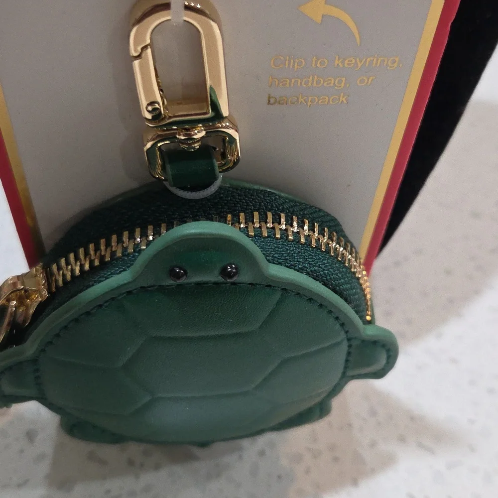 🐢▪️Piper K ▪️UK exclusive Green Turtle Key Chain Or Bag Charm With
